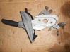 Hand brake release handle 