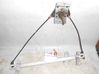 Front window lifting mechanism without motor 
