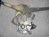 Front window lifting mechanism without motor 
