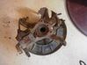Front wheel hub spindle knuckle 