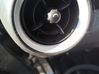 Dashboard side air vent grill/cover trim 