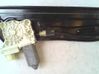 Rear door window regulator with motor 