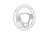 Steering wheel 8K0419091BM