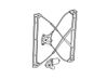 Rear door window regulator with motor 922377