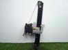 Rear window lifting mechanism without motor 