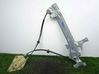 Rear window lifting mechanism without motor 