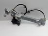 Rear window lifting mechanism without motor 
