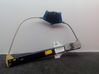 Rear window lifting mechanism without motor 