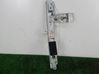 Rear window lifting mechanism without motor 