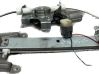 Rear window lifting mechanism without motor 