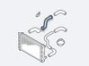 Tubo/manguera refrigerante 1K0145762P