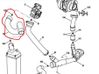 Coolant pipe/hose 0382LA