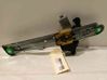 Rear door window regulator with motor 1884440