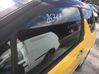 Front door window glass four-door 9806027380