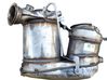 Catalyst/FAP/DPF particulate filter 03L131766D