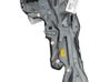 Rear door window regulator with motor 7701367648