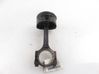 Piston with connecting rod 