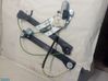 Front door window regulator with motor 