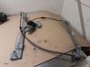 Front door window regulator with motor 