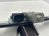 Rear door window regulator with motor 