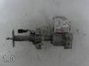 Steering wheel axle 