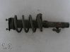 Front shock absorber with coil spring 