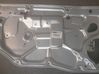 Front door window regulator with motor 