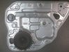 Front door window regulator with motor 