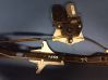 Rear door window regulator with motor 5M0839401B