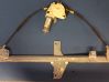 Front door window regulator with motor 9634457380