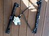 Front door window regulator with motor A64352115