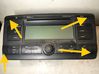 Konsola środkowa / Radio / GPS 
