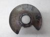 Rear brake disc plate dust cover 