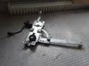 Rear door window regulator with motor 