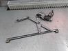 Front door window regulator with motor 