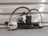Rear door window regulator with motor 6M2114553B