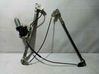 Front door window regulator with motor 83810199