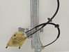 Rear window lifting mechanism without motor 