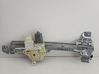 Rear window lifting mechanism without motor 