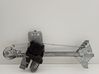 Rear window lifting mechanism without motor 