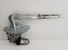 Rear window lifting mechanism without motor 