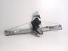 Rear window lifting mechanism without motor 