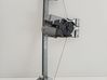 Rear window lifting mechanism without motor 
