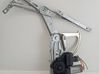 Front window lifting mechanism without motor 