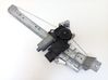 Rear window lifting mechanism without motor 