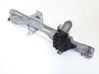 Rear window lifting mechanism without motor 