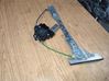 Front window lifting mechanism without motor 