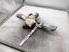 Rear window lifting mechanism without motor 