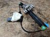 Rear window lifting mechanism without motor 10440241182