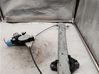 Front window lifting mechanism without motor 